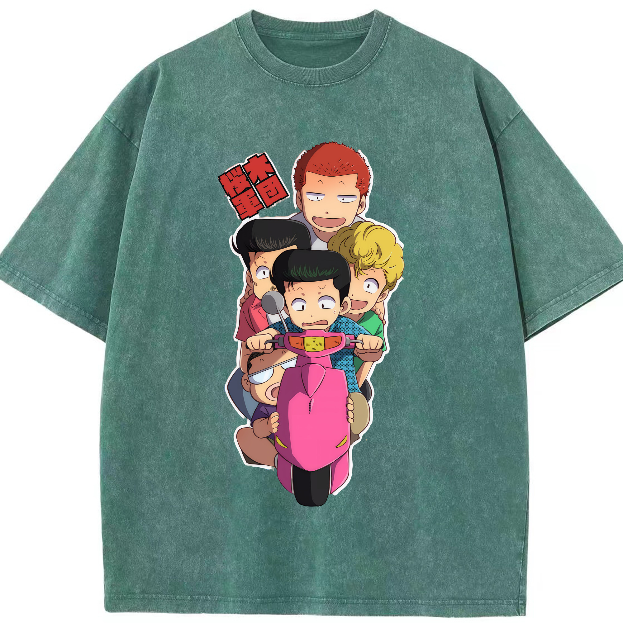 （画像用） SLAM DUNK／スラムダンク 綿100% ヴィンテージ風 半袖Tシャツ（フロントプリント）